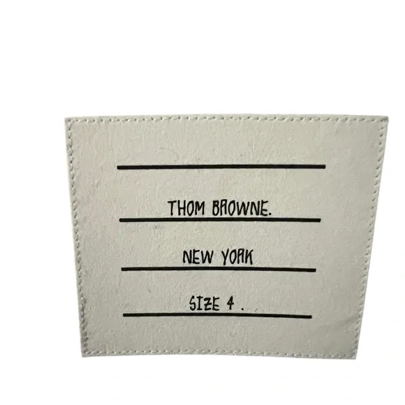 Thom Browne Oxford Classic Fit 4-Bar Stripe Blue Long Sleeve Shirt Size 4 US XL - Picture 6 of 9